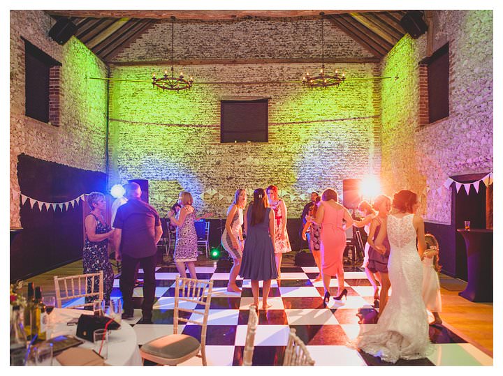 Michelle & Karl at The Granary Barns, Newmarket 110