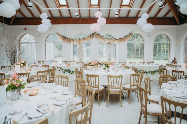Meg & Tom at Irnham Hall, Lincolnshire