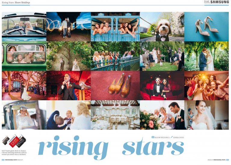Bloom Weddings in Professional Photo Magazine