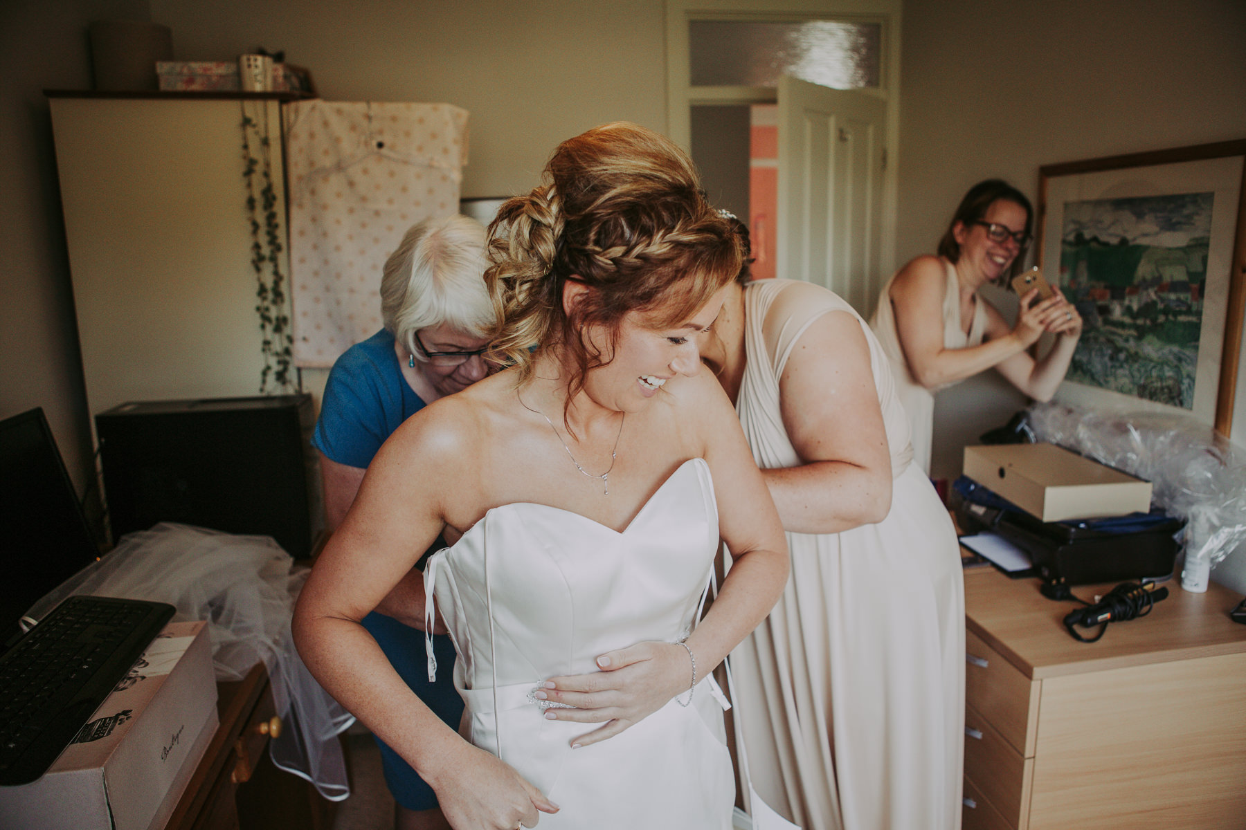 Meg & Jon | Wood Hall Hotel Wedding 16