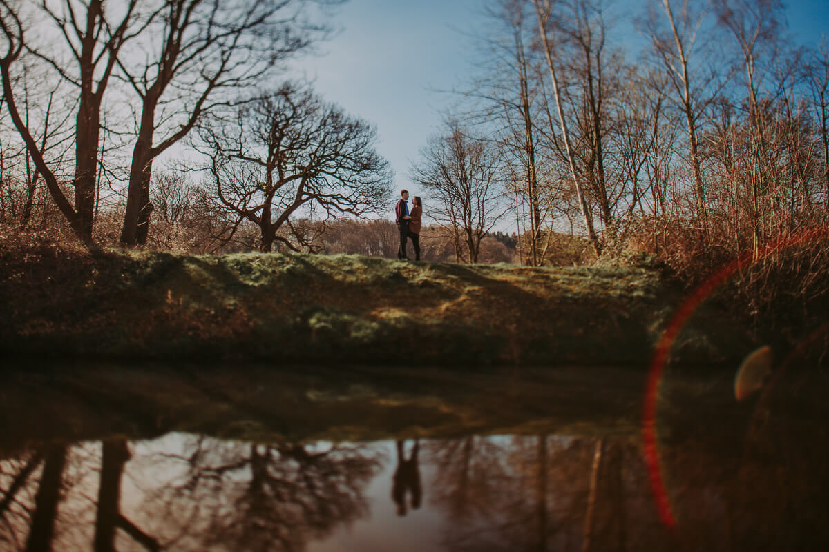 Ruth & Tom | Yorkshire Sculpture Park engagement shoot 13