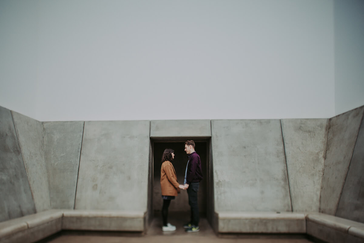 Yorkshire Sculpture Park engagement shoot