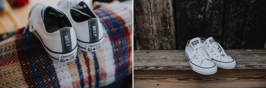 converse at Natural Retreats wedding