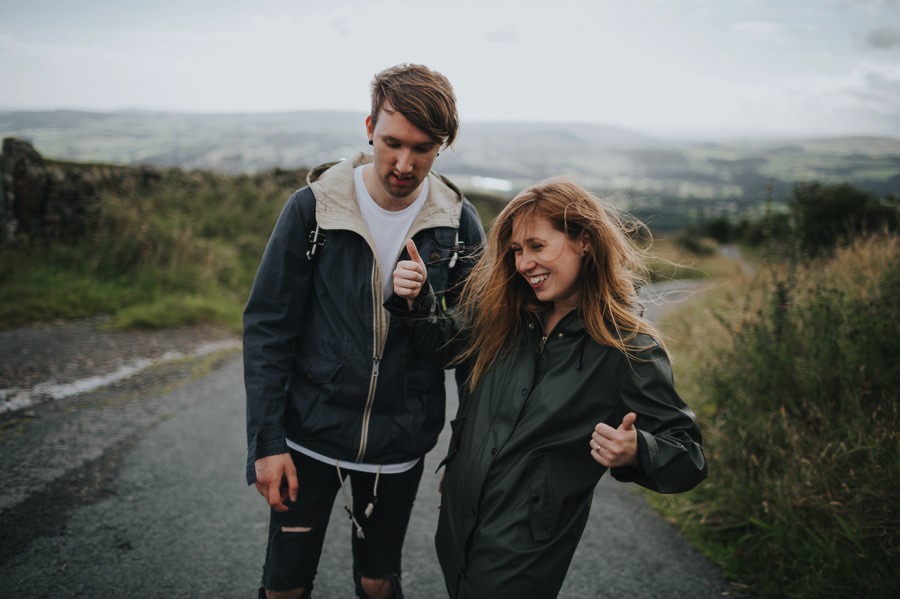 Yorkshire dales engagement shoot