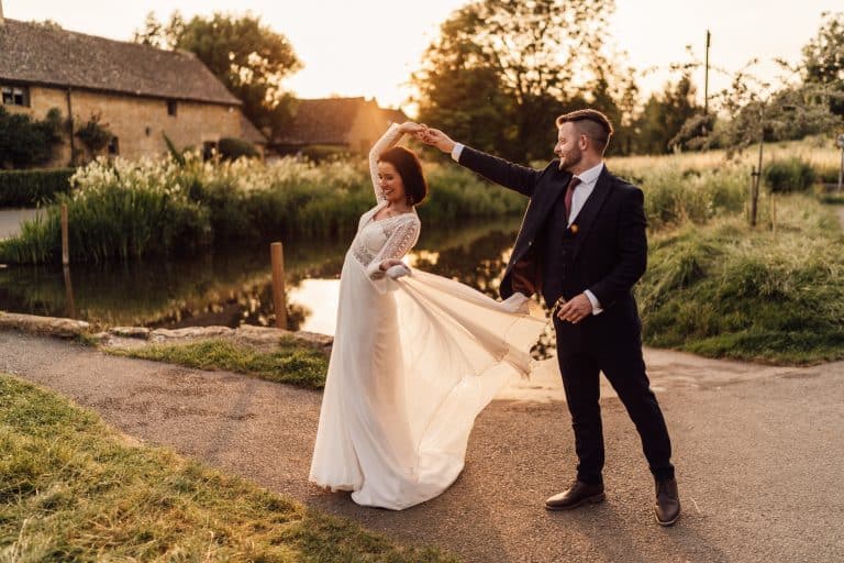 The slaughters manor house wedding beautiful couple in the cotswolds